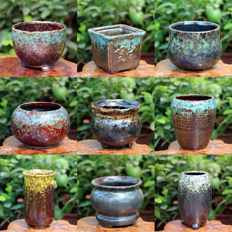 Ceramic Flower Pot Kiln Flower Pot Meat Flower Pot Ceramic Flower Pot Kiln Flower Pot Meat Flower Pot