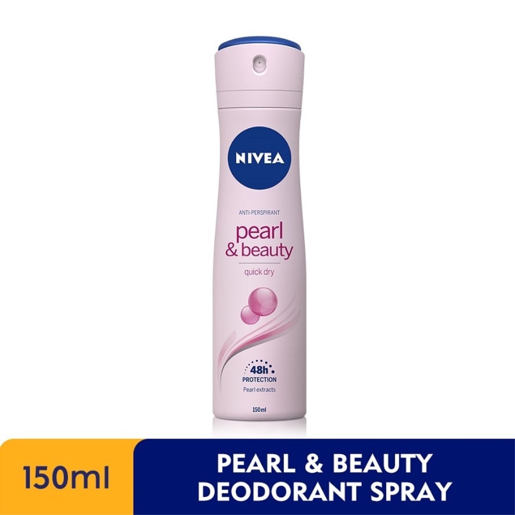 NIVEA Deodorant Pearl Beauty Spray 150ml Shopee Malaysia