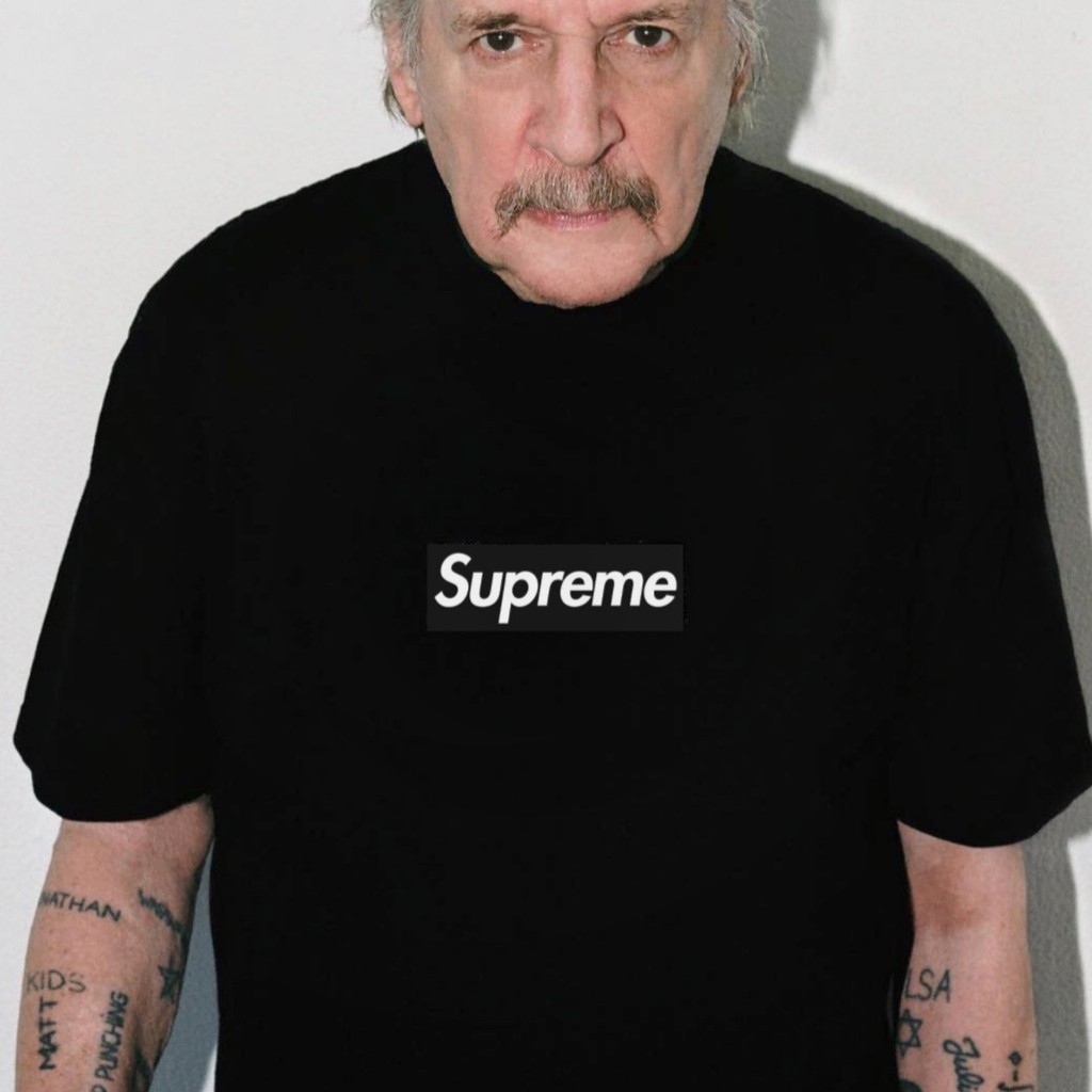 supreme black tee box logo