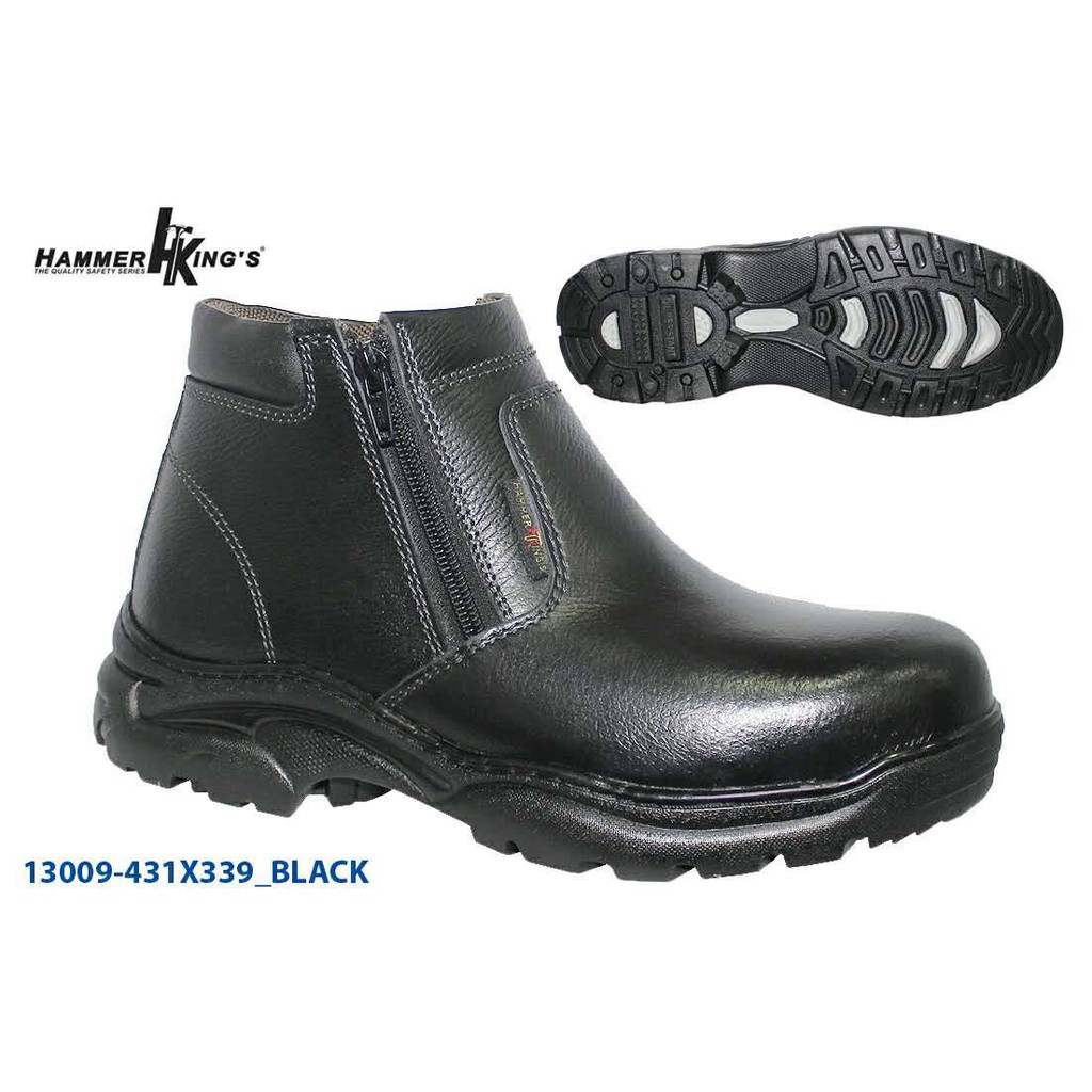 Hammer King's Safety Shoe Mid Cut 13009 | Shopee Malaysia