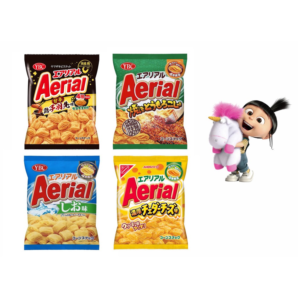 NEW! Japan KKOBUK YBC AERIAL Corn Chips 70g 日本乌龟饼 YBC AERIAL玉米片 玉米鸡翼 玉米