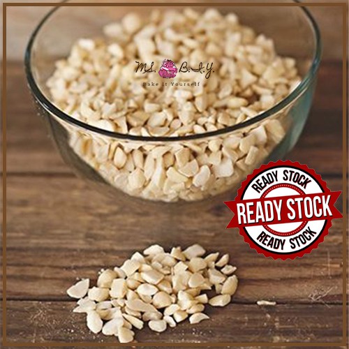 Ready Stock Almond Shard Almond Nibs Almond Hancur Almond Dices Raw 杏仁碎 1189 Kacang Badam Hancur 100g 500g