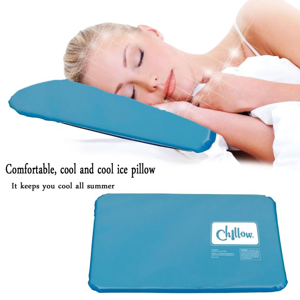 ALLIN.er//Summer Cool Help Sleeping Aid Pad Mat Muscle Relief Cooling Gel Pillow Ice Pad//dm09