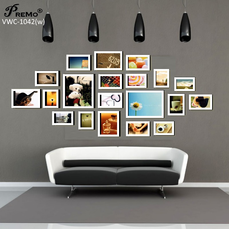 Premo Photo Wall Set Of Photo Frames Shopee Malaysia