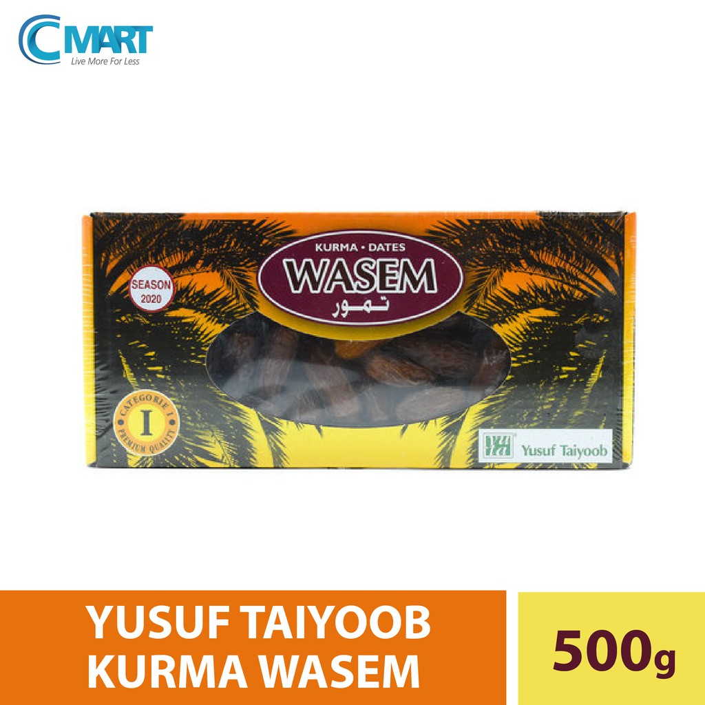 Yusuf Taiyoob Kurma Wasem 500g Shopee Malaysia