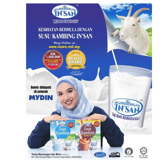 Insan Susu Kambing Chocolate 500g