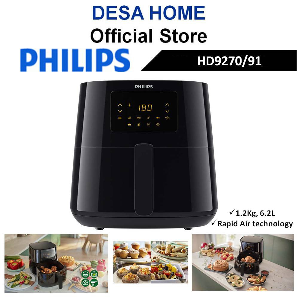 Philips Essential Air Fryer XL HD9270/91 HD9270 New PGMall