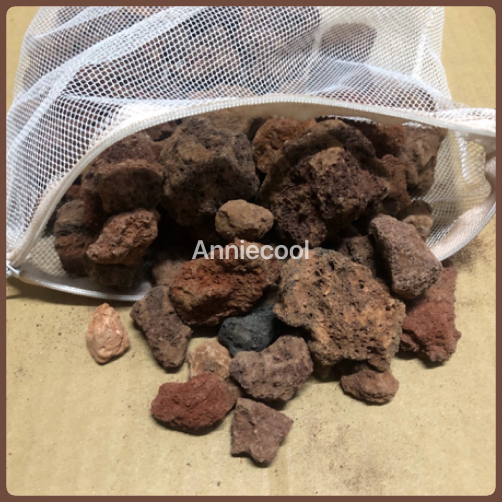 LAVA ROCK VOLCANO ROCK FILTER MEDIA AQUARIUM 1KG WITH ZIP NET Shopee Malaysia