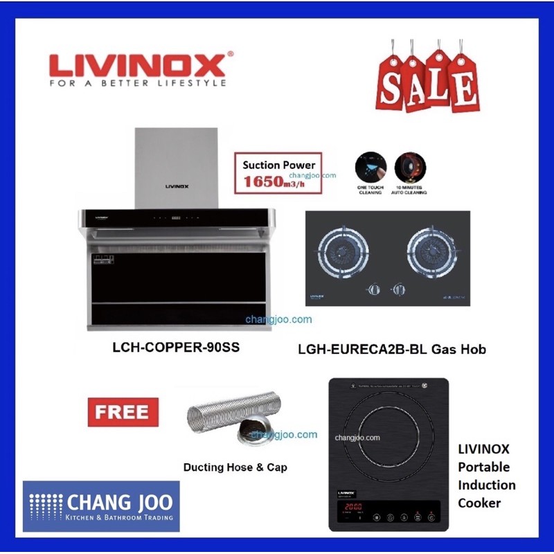livinox cooker hood lch copperplus 90ss