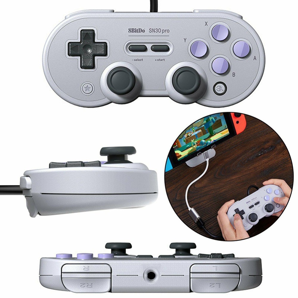 8bitdo Sn30 Pro Usb Bluetooth Gamepad Rocker For Ns Switch Pc Android Macos Yuk Shopee Malaysia