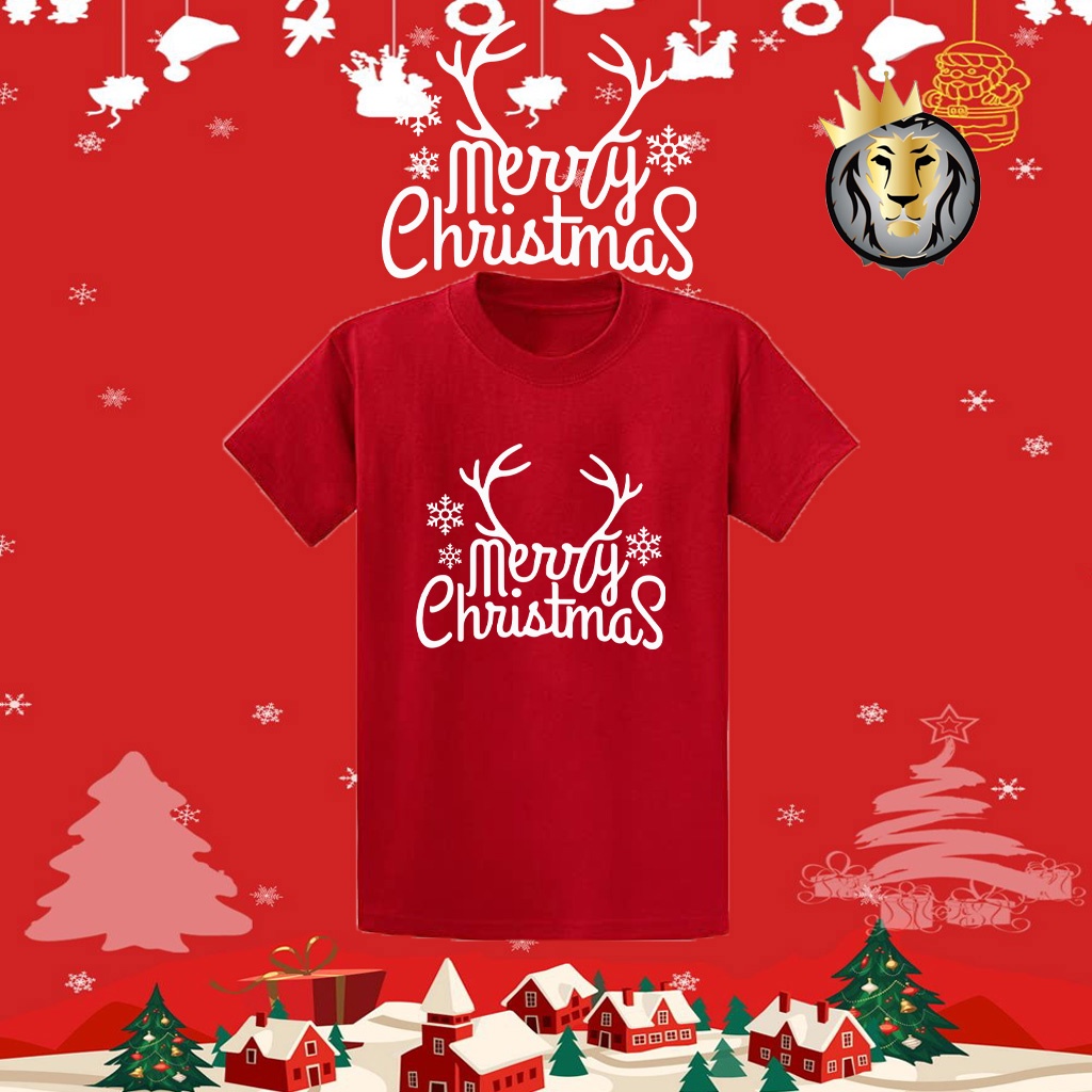 ?Promosi Murah? Christmas 04 Family T-Shirt | Baju Keluarga Cotton | Couple Set Men Women Unisex Ready Stock