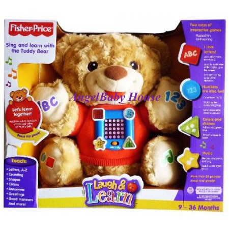 fisher price laugh and learn teddy