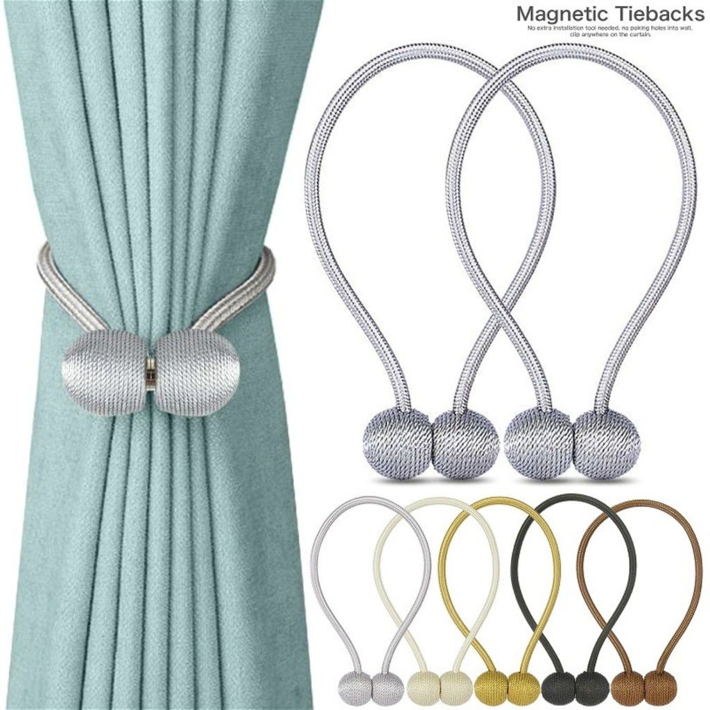 1pc Superior Magnetic Curtain Tiebacks Most Convenient Drape Tie