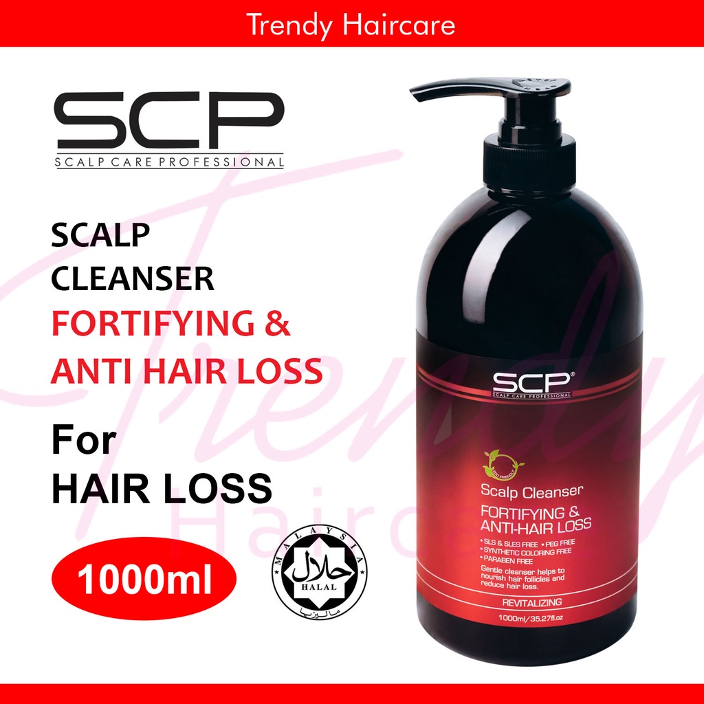 SCPFORTIFYING & ANTIHAIR LOSS SCALP CLEANSER 1000ML Shopee Malaysia