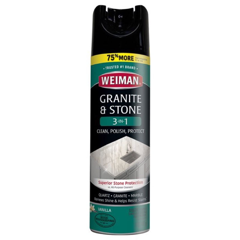 Weiman Granite Stone 3in1 Clean, Weiman Quartz Countertop Cleaner And Polish