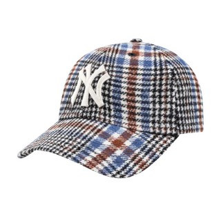 plaid wool baseball hat