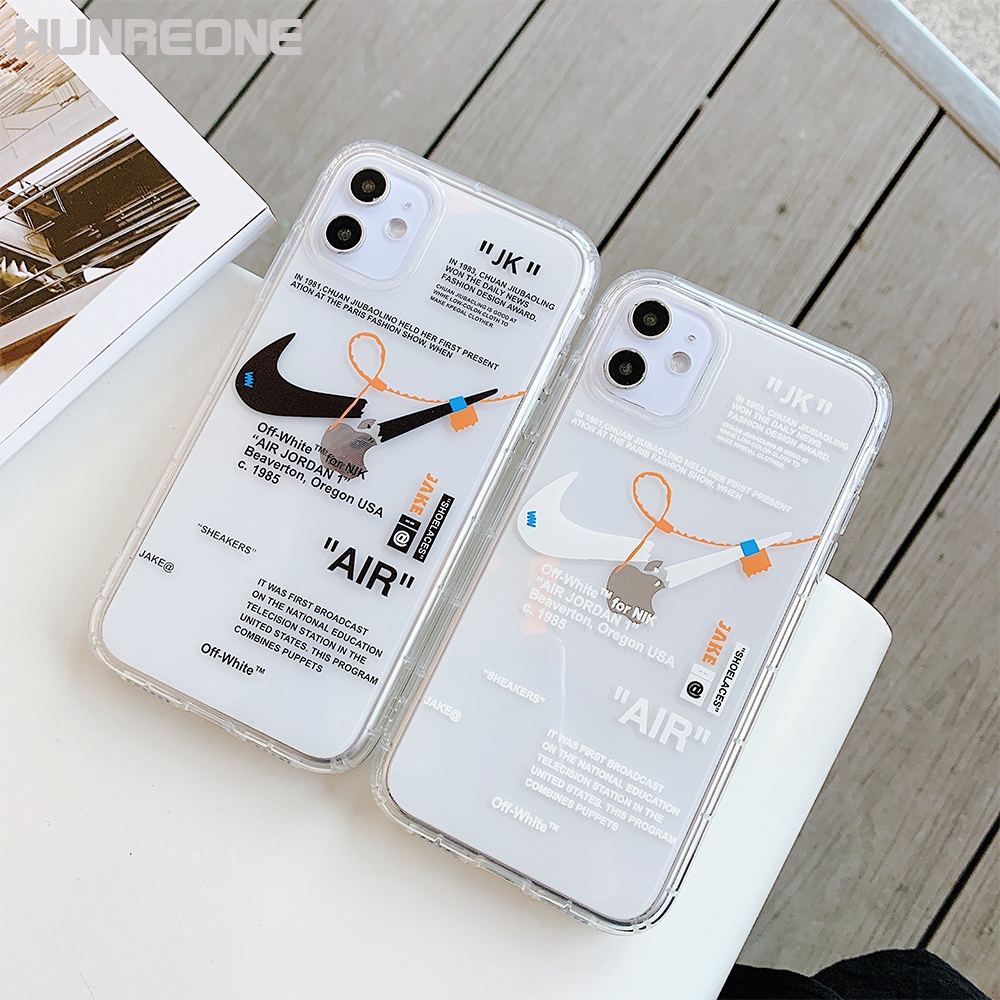 iphone xr nike off white case