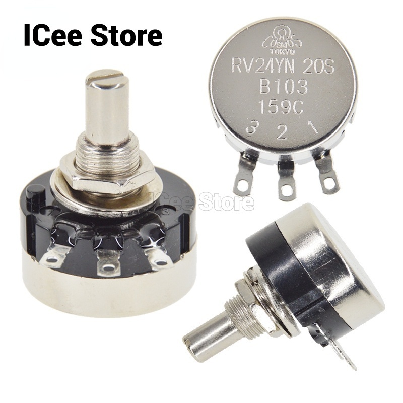 Multi Essential Potentiometer RV24YN20S B102 B202 B502 B103 B203 B503 B104 Ohm 1K 10K 20K 50K 100K 500K Adjustable Re... - Image 4
