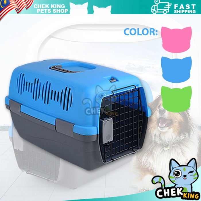 LARGE SIZE PET CARRIER BOX CAT DOG OUTDOOR SAFE FOR TRAVEL CARRY BOX