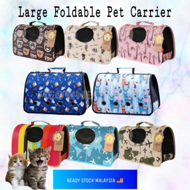 Buy BEG KUCING BESAR LARGE Pet Dog Cat Carrier Sling Bag Travel 