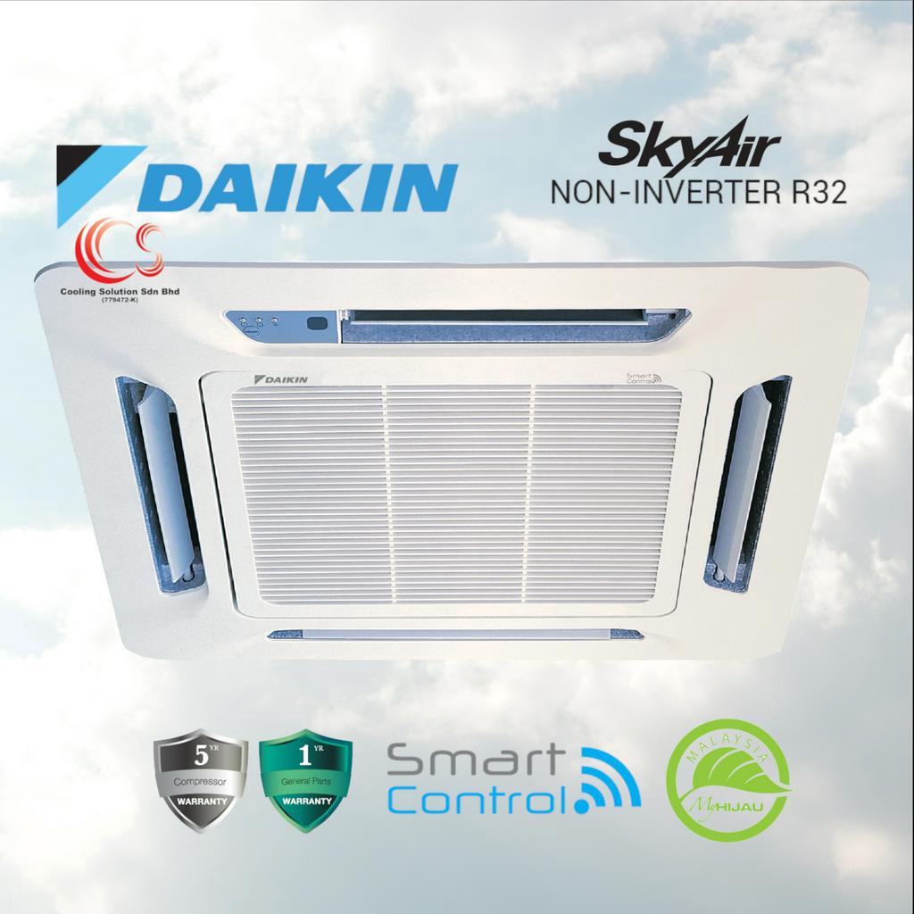 Daikin Cassette Non Inverter R32 10hp Ffc25arc25a Air Conditioner Aircond Shopee Malaysia 5698