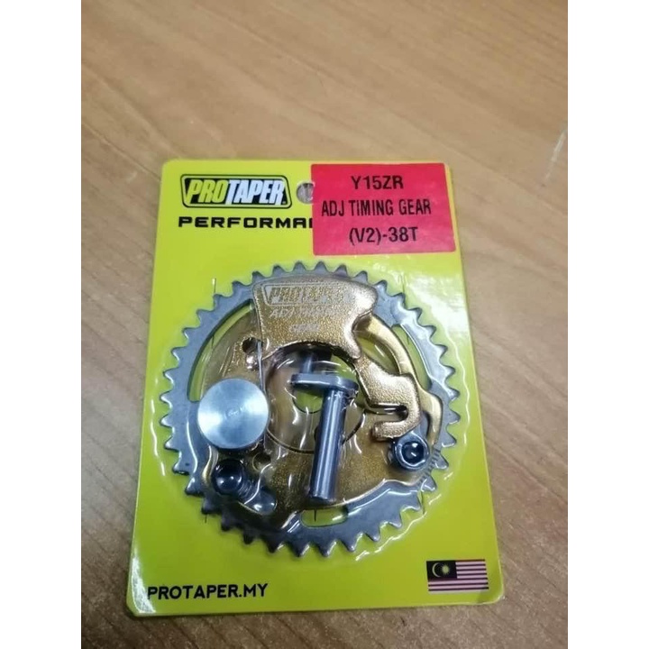 LC135 / Y15 PROTAPER adjustable timing gear + pin V2 38T Shopee