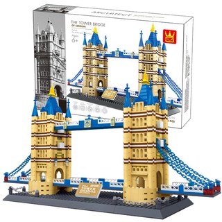 Twin Bridges Building Blocks World Construction Toys Model 1936PCS LZ8007 