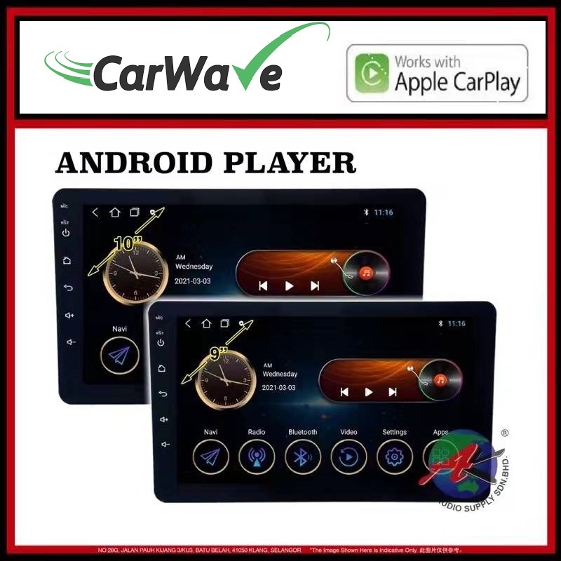 CarWave  Carplay [Perodua Myvi Old 2005  2010 Year] 10 inch Android