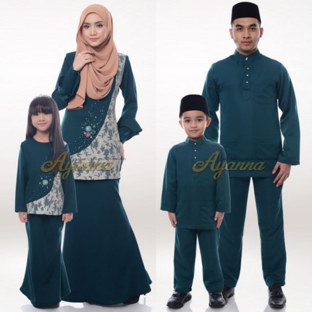 3844 3881 3882 SET SEDONDON FAMILY BAJU RAYA 2019 