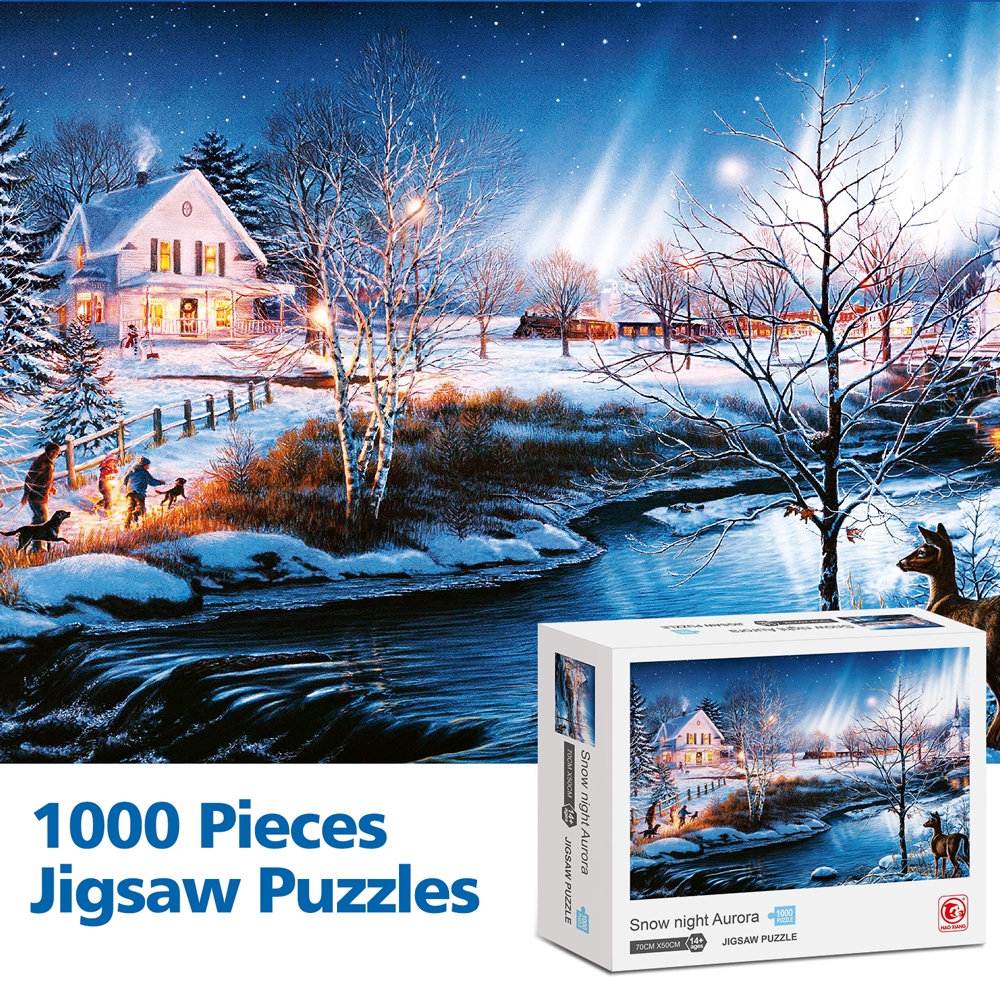 Jagsaw Puzzle 1000 Piece 70cm*50cm Landscapes Famous Painting Puzzle ...