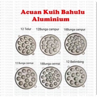 Aluminium 12/ 13/ 15/ 16.5cm Finger Mould (5 pcs)/ Acuan 