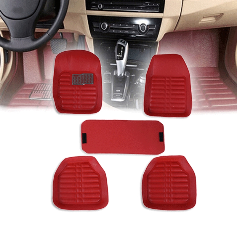 red car floor mats