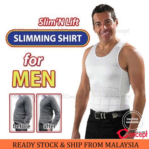 men's body shaper slimming shirt