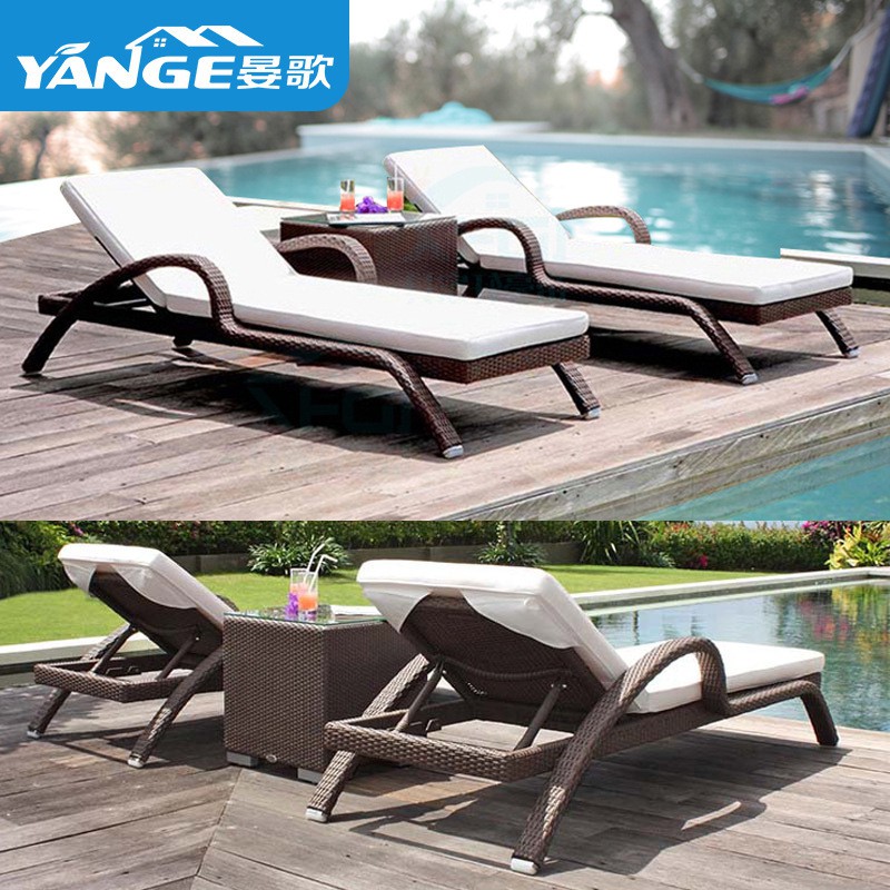 Outdoor deck chair outdoor courtyard deck chair balcony lounge chair