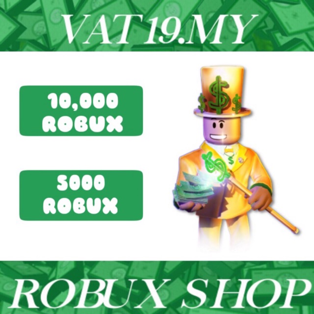 Cheapest 5000 And 10 000 Roblox Robux Shopee Malaysia - buy roblox robuxcheap roblox robux for sale with safe fast