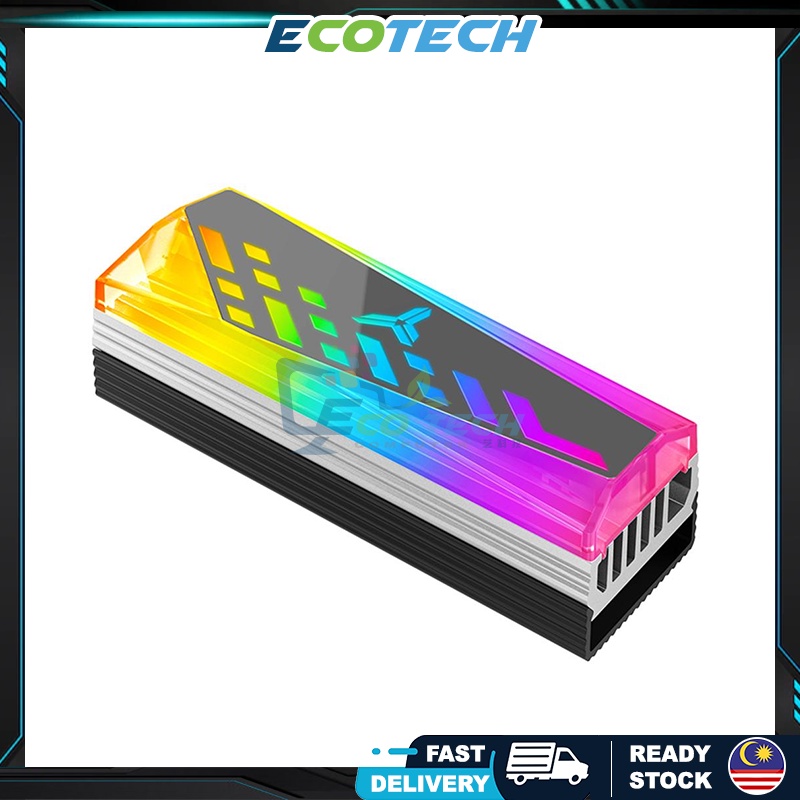 Ecotech Jonsbo M.2 Heatsink ARGB Lighting with cooling pad ARGB