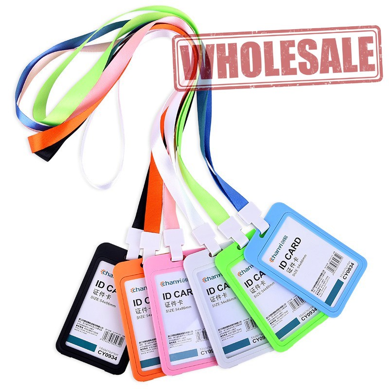 Silicone ID Card Holder Work Permit Student ID Work Card Work Card