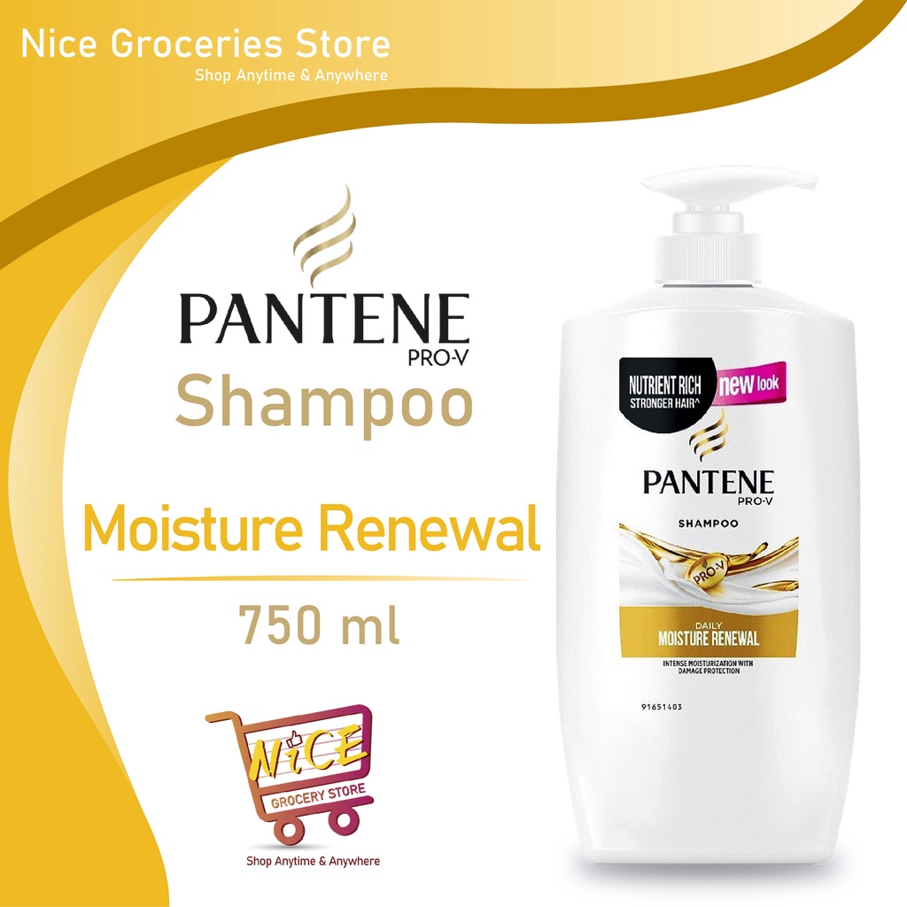 Pantene Pro-v Total Daily Moisture Renewal Shampoo (750ml) 