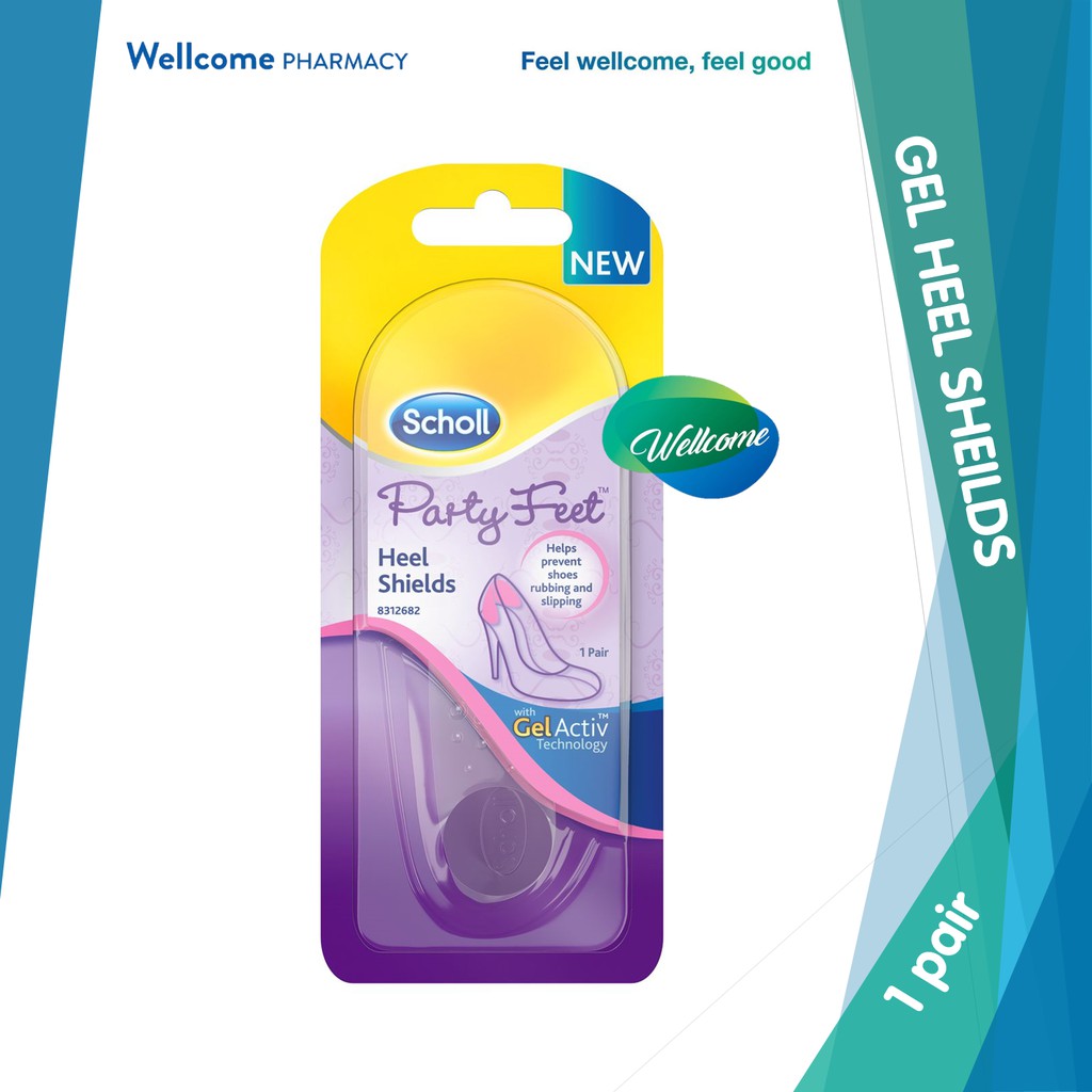 scholl heel shields