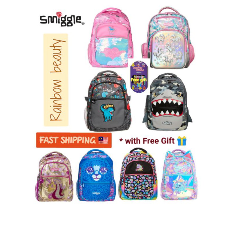 smiggle flamingo backpack