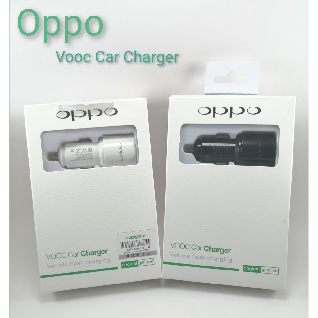OPPO VOOC Car Charger 4.0 Flash Charge USB Car Charger with Vooc Cable