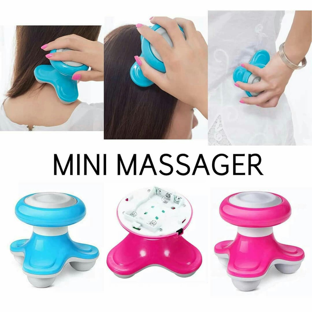 🌹READY STOCK🌹 Super Life Mini Electric Massager Handheld Vibrating USB Portable Alat Urut Mini Mudah Alih Viral 迷你电动按摩器