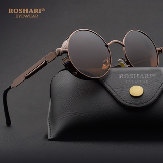 Mens Womens Vintage Round Sunglasses Polarized 100% UV Protection Top  Quality
