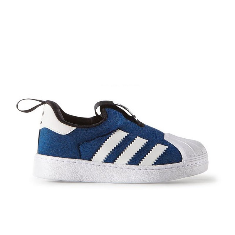 Adidas Kids Toddler Originals Superstar 360 Shoes S74740 Blue/White |  Shopee Malaysia