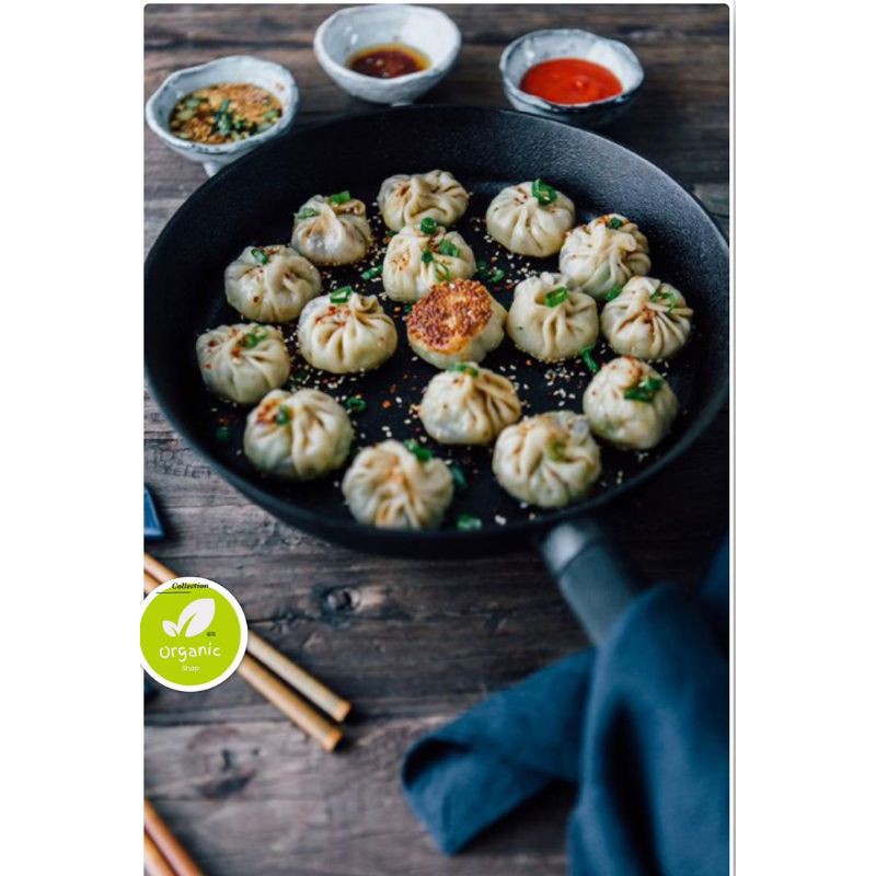 Bao goreng mini baru dibuat， Pan-fried Buns Mini . 点心.Handmade. Dumplings.台式生煎包. 姆指生煎包 Dian XIN. 冷凍食品Snacks.健康食品.点心.