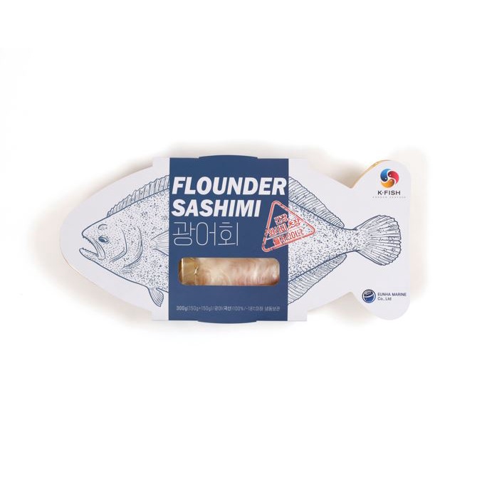 Korean frozen flounder sashimi meal kit Shopee Malaysia