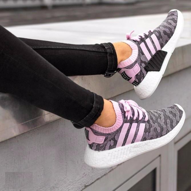 adidas nmd r2 primeknit pink