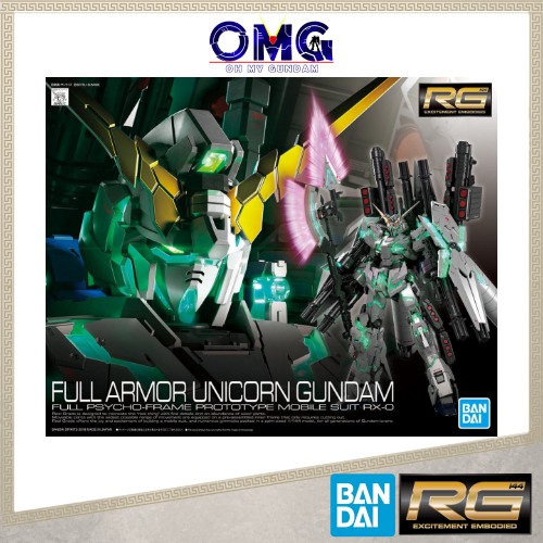 Bandai RG Full Armor Unicorn Gundam 55586 1/144 1 144 OMG RG Unicorn ...