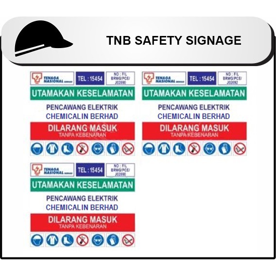 Buy Tnb Safety Signage Tnb Safety Signage Seetracker Malaysia