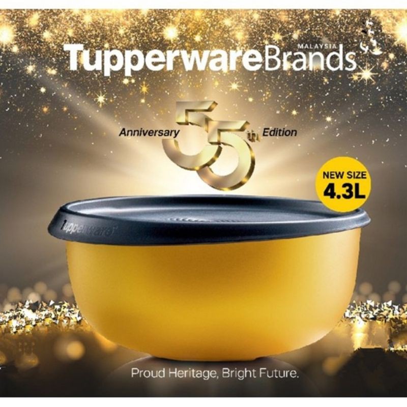 Tupperware 55th anniversary edition 4.3L 1pc | Shopee Malaysia